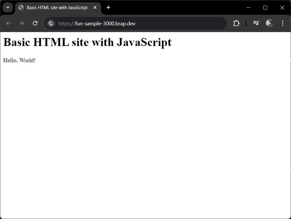 Javascript in browser